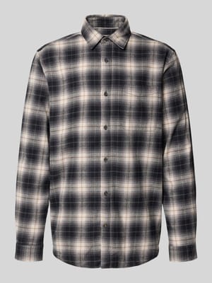 Regular Fit Freizeithemd mit Kentkragen Modell 'JAMES' Shop The Look MANNEQUINE