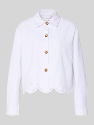 Jacke mit Lochstickerei Modell 'Marietta' Shop The Look MANNEQUINE