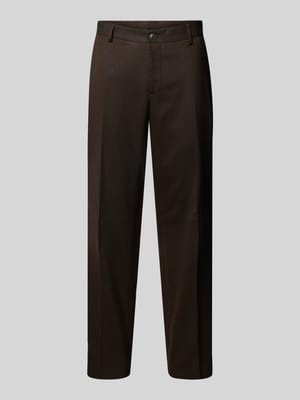 Slim fit pantalon met wol, model 'NEIL' Shop The Look MANNEQUINE