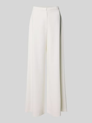 Wide Fit Stoffhose mit Haken- und Reißverschluss Shop The Look MANNEQUINE