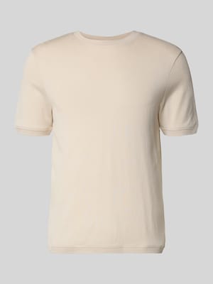 t-shirt o kroju regular fit z okrągłym dekoltem model 'Badi' Shop The Look MANNEQUINE
