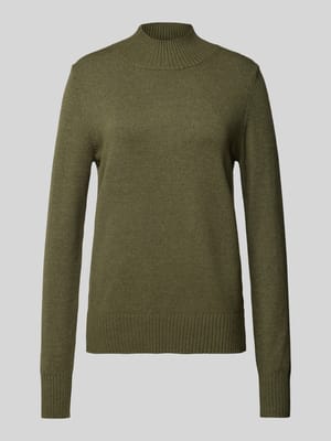 Gebreide pullover met ribboorden, model 'Aliv' Shop The Look MANNEQUINE