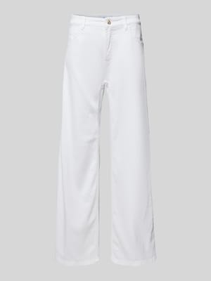 Flared jeans met verkort model, model 'PALLAZZO' Shop The Look MANNEQUINE