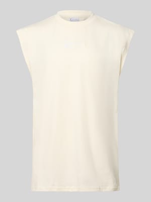 T-shirt met labelstitching Shop The Look MANNEQUINE