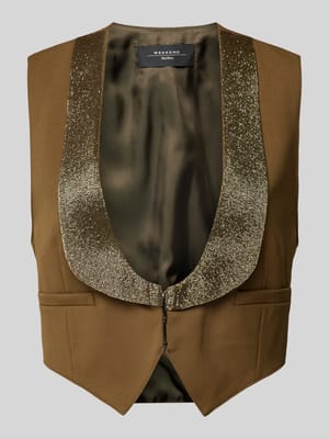 Gilet met kralen en haakjessluiting Shop The Look MANNEQUINE