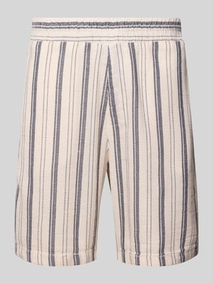 Shorts mit elastischem Bund und Logo-Detail Shop The Look MANNEQUINE