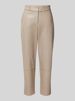 Slim Fit Hose in Leder-Optik Shop The Look MANNEQUINE