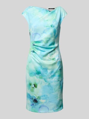 Sukienka koktajlowa o długości do kolan z rozcięciem Shop The Look MANNEQUINE