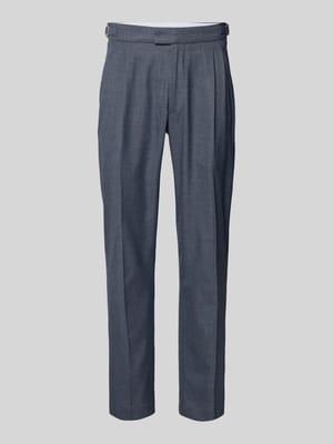 Regular Fit Anzughose mit Bügelfalten und Gesäßtaschen Shop The Look MANNEQUINE