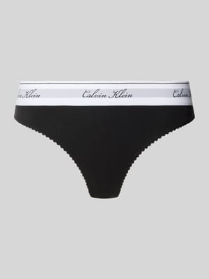 String van katoenmix met modaalgehalte model 'SCRIPT Thong' Shop The Look MANNEQUINE
