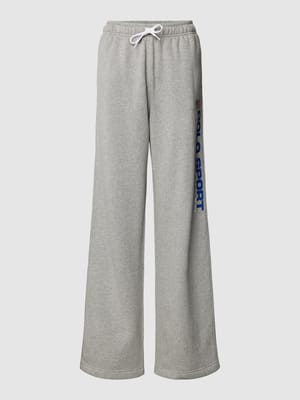 Sweatpants met labelprint Shop The Look MANNEQUINE