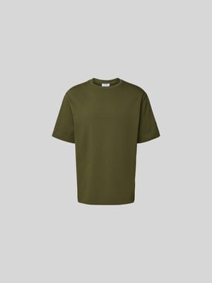 T-Shirt mit Rundhalsausschnitt Shop The Look MANNEQUINE