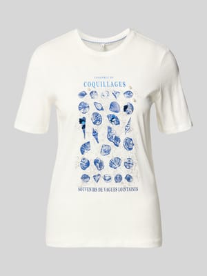 Regular Fit T-Shirt aus reiner Baumwolle Modell 'KITA' Shop The Look MANNEQUINE