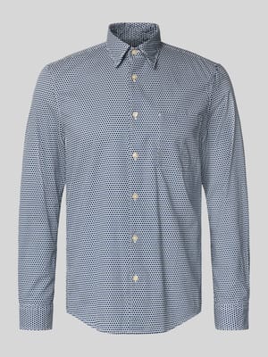 Shaped Fit Freizeithemd aus reiner Baumwolle Shop The Look MANNEQUINE