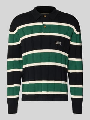 Gebreide pullover met polokraag en labelstitching Shop The Look MANNEQUINE