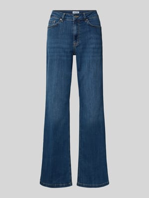 Jeansy z szerokimi nogawkami i 5 kieszeniami Shop The Look MANNEQUINE