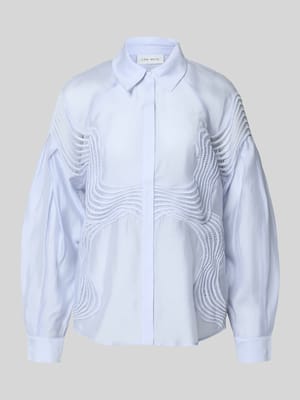 Regular Fit Bluse mit verdeckter Knopfleiste Modell 'MOLLY' Shop The Look MANNEQUINE