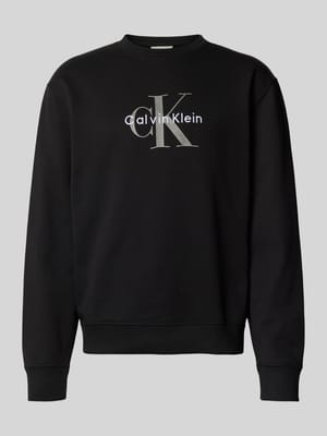 Regular fit sweatshirt met logoprint, model 'Terry' Shop The Look MANNEQUINE