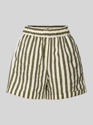 Shorts aus Leinen-Mix mit elastischem Bund Modell 'BRENDA' Shop The Look MANNEQUINE