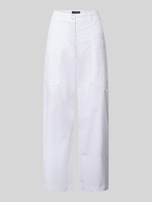 Wide Fit Stoffhose mit aufgesetzten Taschen Shop The Look MANNEQUINE