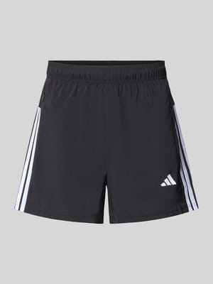 Shorts mit Logo-Print und Reißverschlusstaschen Shop The Look MANNEQUINE