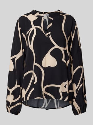 Blouseshirt met V-hals Shop The Look MANNEQUINE