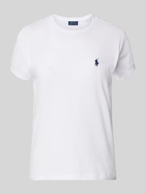 T-shirt z wyhaftowanym logo Shop The Look MANNEQUINE