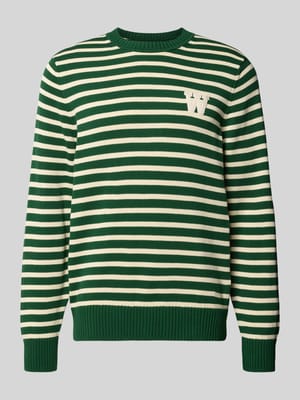 Strickpullover mit Rundhalsausschnitt Shop The Look MANNEQUINE