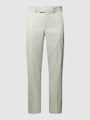 Pantalon met persplooien, model 'DANIEL' Shop The Look MANNEQUINE