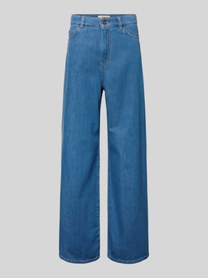 Spodnie z szerokimi nogawkami krój loose fit Jeansy z czystej Bawełna Model 'VEGA' Shop The Look MANNEQUINE