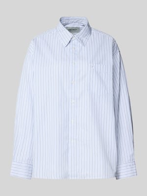 relaxed fit blouse met labelstitching model 'Keene' Shop The Look MANNEQUINE