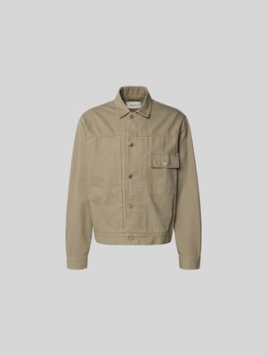 Jeansjacke aus reiner Baumwolle Shop The Look MANNEQUINE