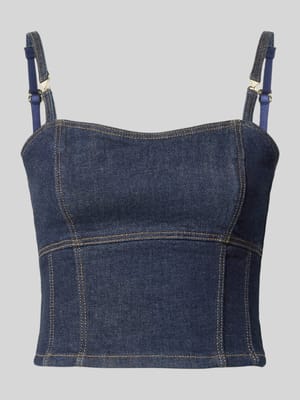Jeanstop mit Spaghettiträgern Modell 'ZELDA' Shop The Look MANNEQUINE