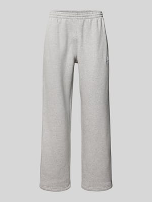 Sweathose mit Label-Stitching und elastischem Bund Shop The Look MANNEQUINE