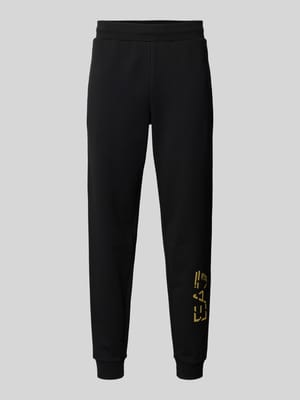 Sweatpants mit elastischem Bund und Label-Print Shop The Look MANNEQUINE