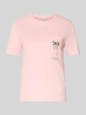 Regular Fit T-Shirt aus reiner Baumwolle Modell 'POLLY' Shop The Look MANNEQUINE