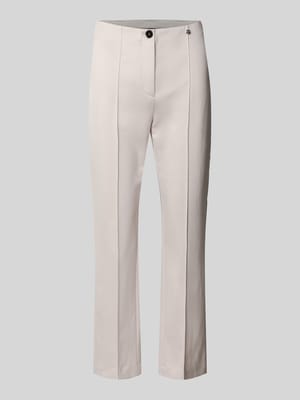 Slim Fit Stoffhose mit Ziernähten Shop The Look MANNEQUINE