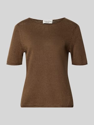 Sweter o kroju regular fit z mieszanki bawełny i lnu Shop The Look MANNEQUINE