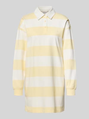 Mini-jurk met polokraag model 'Varsity' Shop The Look MANNEQUINE