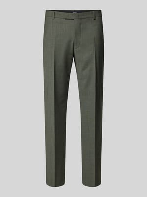 Modern fit pantalon met wol, model 'Brad' Shop The Look MANNEQUINE