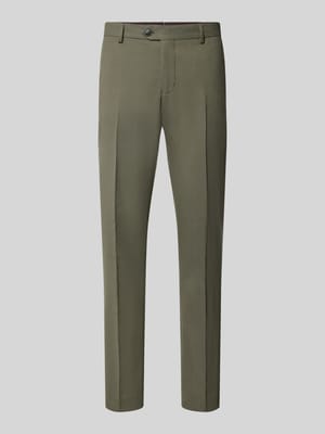 Slim Fit Anzughose mit Woll-Anteil Modell 'SLIM-NEIL' Shop The Look MANNEQUINE
