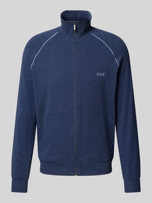 Regular Fit Sweatjacke aus Baumwoll-Mix Shop The Look MANNEQUINE