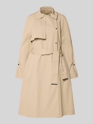 Trenchcoat mit Ziersteinbesatz Shop The Look MANNEQUINE