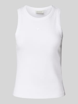 Tanktop mit gerippten Abschlüssen Modell 'Philips' Shop The Look MANNEQUINE