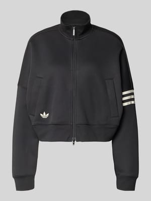 Regular Fit Sweatjacke aus Baumwoll-Mix Shop The Look MANNEQUINE