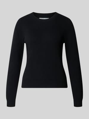 Slim fit gebreide pullover van puur kasjmier Shop The Look MANNEQUINE