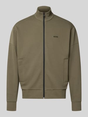 Regular Fit Sweatjacke aus Baumwoll-Mix Modell 'SW_Union Skaz' Shop The Look MANNEQUINE