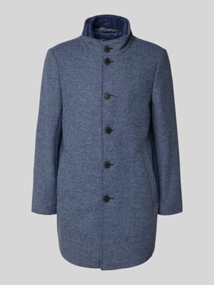 Kurzmantel mit Steppeinsatz und Stehkragen Shop The Look MANNEQUINE