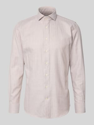 Slim fit zakelijk overhemd met kentkraag Shop The Look MANNEQUINE