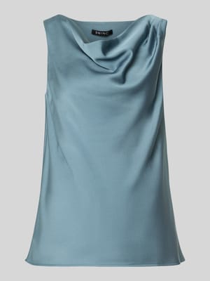 Regular Fit Bluse aus Satin Shop The Look MANNEQUINE